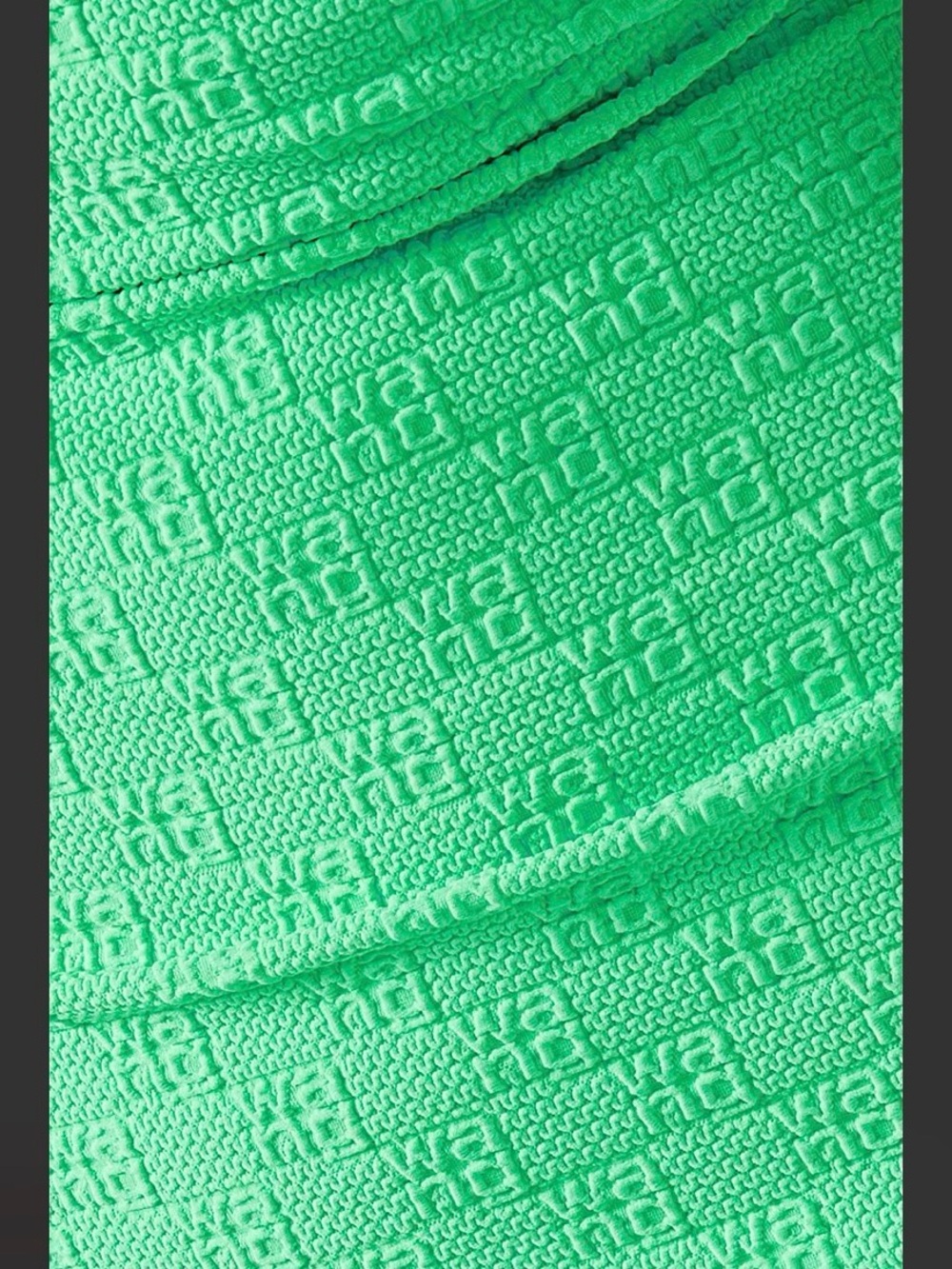 Alexander Wang Mint Green Square-Neck Midi Dress ( Never Weared)